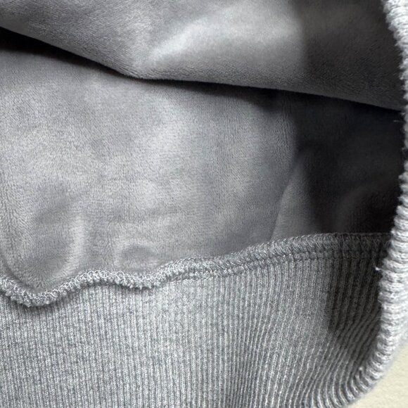 LOLA + THE BOYS Sequin Fries Sweatshirt Girls 8 Pink Gold Gray Cozy Girl Sweater - Picture 4 of 6